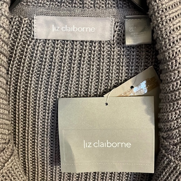Liz Claiborne NWT heavy cardigan - Picture 3 of 6